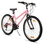 Hiland vtt femme 26 pouces, v�lo pour filles et femmes, 18 vitesses avec freins v - brake, cadre acier ...