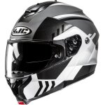 Hjc c91n kaon casque, noir - gris - blanc, taille 2xl pour hommes