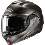 Hjc f100 solid casque, argent, taille 2xl pour hommes