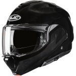 Hjc f100 solid casque, noir, taille l pour hommes