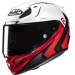 Hjc rpha 12 kos casque, blanc - rouge, taille s pour hommes