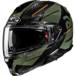 Hjc rpha 91 blat casque, noir - vert, taille xl pour hommes