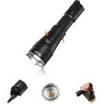 Hljhj - l60 lampe torche led ultra puissante, 1200 lumens lampe led rechargeable usb, ip68 etanche 5 ...