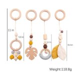 Hochet en laine avec pendentif pour lit de bb tewindsor, accessoires de gymnastique pour, jouets mobiles, ...