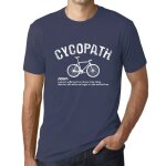 Homme tee - shirt thme cycliste cycopath - cycopath cycling theme - t - shirt graphique eco - responsable ...