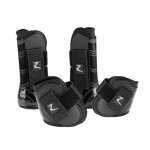 Horze ensemble complet de guetres pour chevaux. taille poney. noir