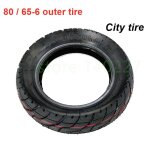 Hota 80 / 65 - 6 pneu pneumatique pour 10 pouces scooter electrique pliant zro 10x dualtron kugoo m4 ...