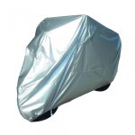 Housse b�che de protection imperm�able coloris argent taille m pour moto neuf