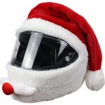 Housse de casque de no�l housse de casque de moto cadeau p�re no�l housse de casque de moto bonnet de ...