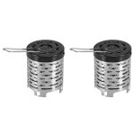 Housse de chauffage de camping en plein air, mini pole en acier inoxydable, housse de chauffage portable ...