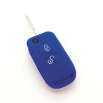 Housse de clé en silicone 2 boutons mercedes sl a e c bleu foncé Housse de clé en silicone 2 boutons mercedes sl a e c bleu foncé