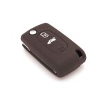 Housse de cl� en silicone pour citro�n c1 c2 c3 c4 c5 3 boutons noir