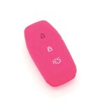 Housse de cl� en silicone pour ford mondeo mustang fusion 2015 2016 rose