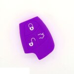 Housse de clé en silicone pour mercedes c e s b ml cls violet Housse de clé en silicone pour mercedes c e s b ml cls violet
