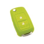 Housse de cl� en silicone pour volkswagen, polo, passat, golf vert