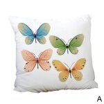 Housse de coussin imprimée papillon, taie d'oreiller décorative pour la maison, confortable, pour canapé, ... Housse de coussin imprimée papillon, taie d'oreiller décorative pour la maison, confortable, pour canapé, ...