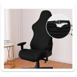 Housse extensible anti - poussière pour chaises de jeu le noir Housse extensible anti - poussière pour chaises de jeu le noir