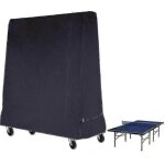 Housse imperméable pour table de ping - pong et de tennis de table 165 x 70 x 185 cm, noire Housse imperméable pour table de ping - pong et de tennis de table 165 x 70 x 185 cm, noire