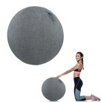 Housse de protection anti - poussire pour boule de yoga, en coton antidrapant, absorbe la sueur, antistatiqu ...
