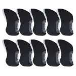 Housse de protection pour fer de golf, 10 pices, robuste, durable, accessoires de golf en plein air