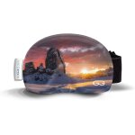 Housse de protection pour lunettes de ski en microfibre (taille unique). [b1060]