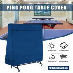 Housse de protection pour table de ping - pong, impermable, anti - poussire, anti - uv, oxford