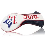 Housse de protection pour t�te de golf, 3 pi�ces, imperm�able, accessoires de protection, broderie, pilote, ...