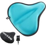 Housse selle gel confortable bleu clair - housse de selle rembourrée en gel pour vélo - couvre selle ... Housse selle gel confortable bleu clair - housse de selle rembourrée en gel pour vélo - couvre selle ...