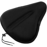 Housse de selle de v�lo - mousse a m�moire et coussin de si�ge en gel extra doux, avec cordon de serrage, ...