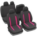 Housses de siege fluo rose pour auto Housses de siege fluo rose pour auto