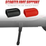 Housse de support de pied pour trottinette electrique, etui antid�rapant en gel de silice, texture solide, ...