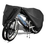 Housse de vlo etanche / housse pour 2 vlos le noir