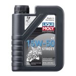 Huile moto 4 temps - liqui moly motorbike 4t 15 w - 50 street 1 l