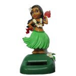Hula girl solaire jupe verte pour tableau de bord hula doll hawaii Hula girl solaire jupe verte pour tableau de bord hula doll hawaii
