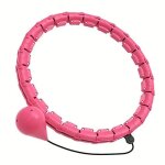 Hula hoop cerceau de fitness rglable et dtachable avec boule de poids