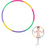 Hula hoop fitness pour enfants 8 sections amovibles cerceau fitness en plastique pour l'exercice sport ...
