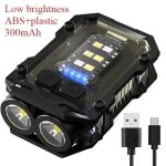 Hutp - porte - clés led lampe de poche portable edc lampe de travail type - c mini torche rechargeable ... Hutp - porte - clés led lampe de poche portable edc lampe de travail type - c mini torche rechargeable ...