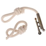 Hy - 678 krosne rtro briquet crotale corde velours mtal camping outils