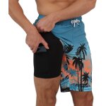 Iawan - homme short de bain 2 en 1 a séchage rapide long short de bain avec doublure de compression surf ... Iawan - homme short de bain 2 en 1 a séchage rapide long short de bain avec doublure de compression surf ...