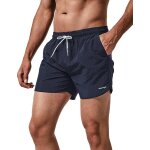 Iawan - homme short de bains maillot de bain garcons pants court de sport schage rapide couleur unie ...