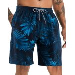 Iawan - maillot short de bain homme piscine séchage rapide surf l'été hawaïen short de plage imprimé Iawan - maillot short de bain homme piscine séchage rapide surf l'été hawaïen short de plage imprimé