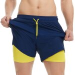 Iawan - short de bain homme maillot 2 - in - 1 séchage rapide slip doublure pour vacances sur la plage ... Iawan - short de bain homme maillot 2 - in - 1 séchage rapide slip doublure pour vacances sur la plage ...