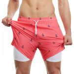 Iawan - short de bain homme maillot 2 - in - 1 séchage rapide slip doublure pour vacances sur la plage ... Iawan - short de bain homme maillot 2 - in - 1 séchage rapide slip doublure pour vacances sur la plage ...