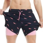 Iawan - short de bain homme maillot 2 - in - 1 séchage rapide slip doublure pour vacances sur la plage ... Iawan - short de bain homme maillot 2 - in - 1 séchage rapide slip doublure pour vacances sur la plage ...