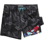 Iawan - short de bain homme maillot 2 - in - 1 séchage rapide slip doublure pour vacances sur la plage ... Iawan - short de bain homme maillot 2 - in - 1 séchage rapide slip doublure pour vacances sur la plage ...