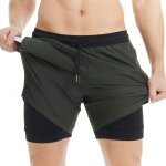 Iawan - short de bain homme maillot 2 - in - 1 séchage rapide slip doublure pour vacances sur la plage ... Iawan - short de bain homme maillot 2 - in - 1 séchage rapide slip doublure pour vacances sur la plage ...