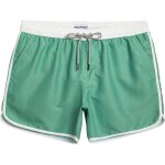 Iawan - short de bain homme vintage - maillot de bain homme bermuda schage rapide doublure confortable ...