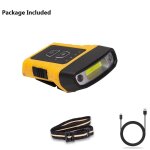 Comme image - lampe frontale a led cob avec capteur de doigt, aliment�e par un chapeau, avec pince d'�clairage ...