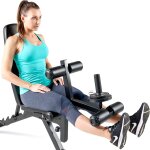 Impex banc de musculation rglable en acier avec revtement poudr