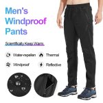 Inbike - pantalon de cyclisme thermique d'hiver pour homme, impermable, pour course a pied, sports de ...